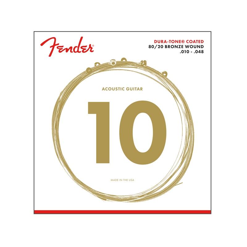 Fender 880xl duratone set di corde per chitarra acustica 10-48