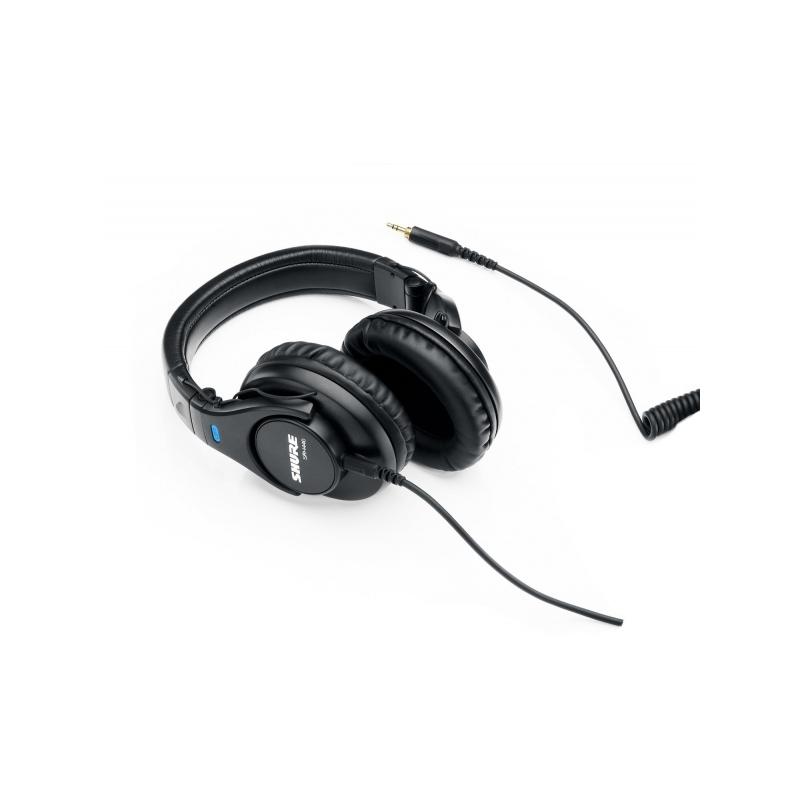 Shure srh440 black cuffia dinamica con cavo staccavile
