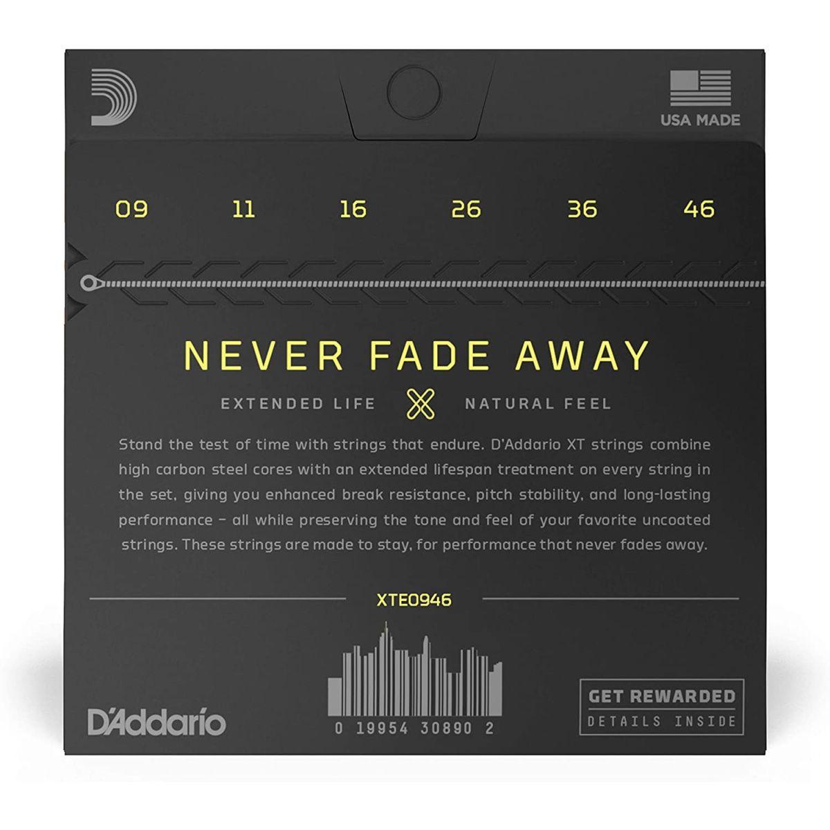 D'addario xte0946 set corde chitarra elettrica