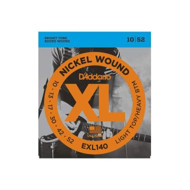 D'addario exl140 set corde per chitarra elettrica 10-52