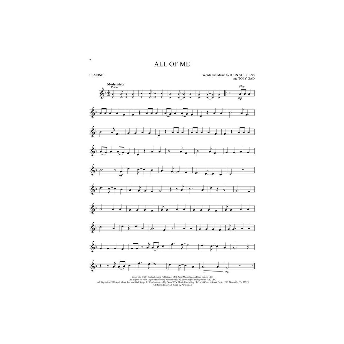 Simple songs per clarinetto