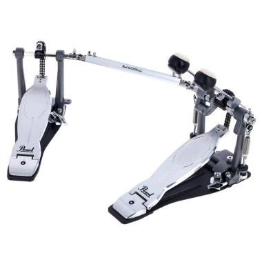 Pearl p1032 eliminator solo black doppio pedale per grancassa