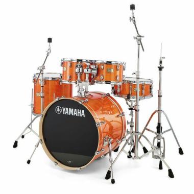 Yamaha stage custom standard 22 honey amber + hardware hw780