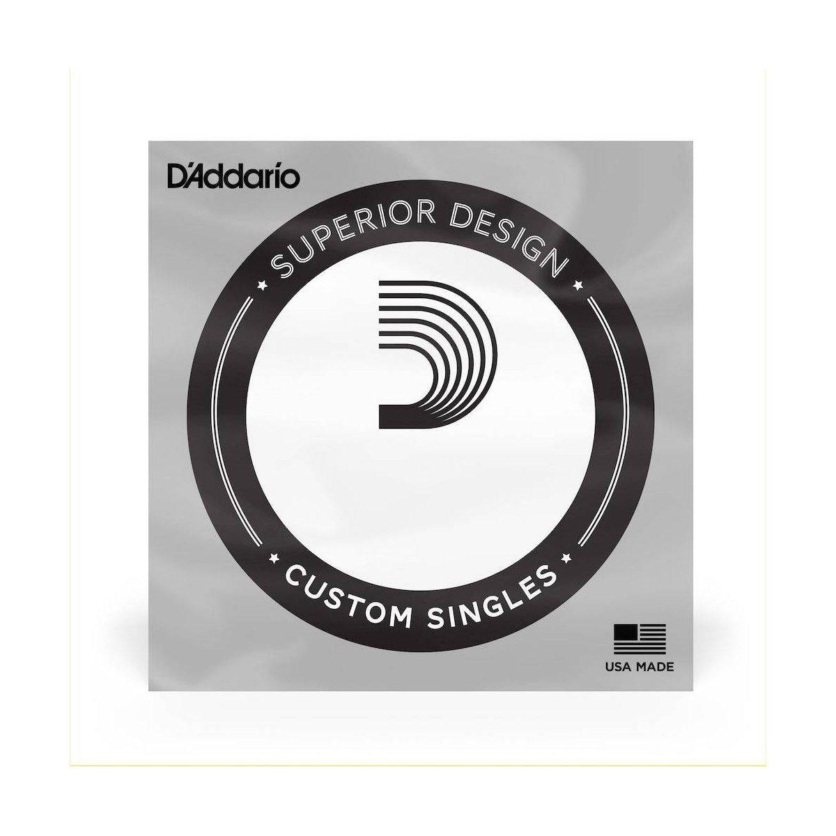 D'addario cb132sl xl flatswound super long corda per basso 0.132