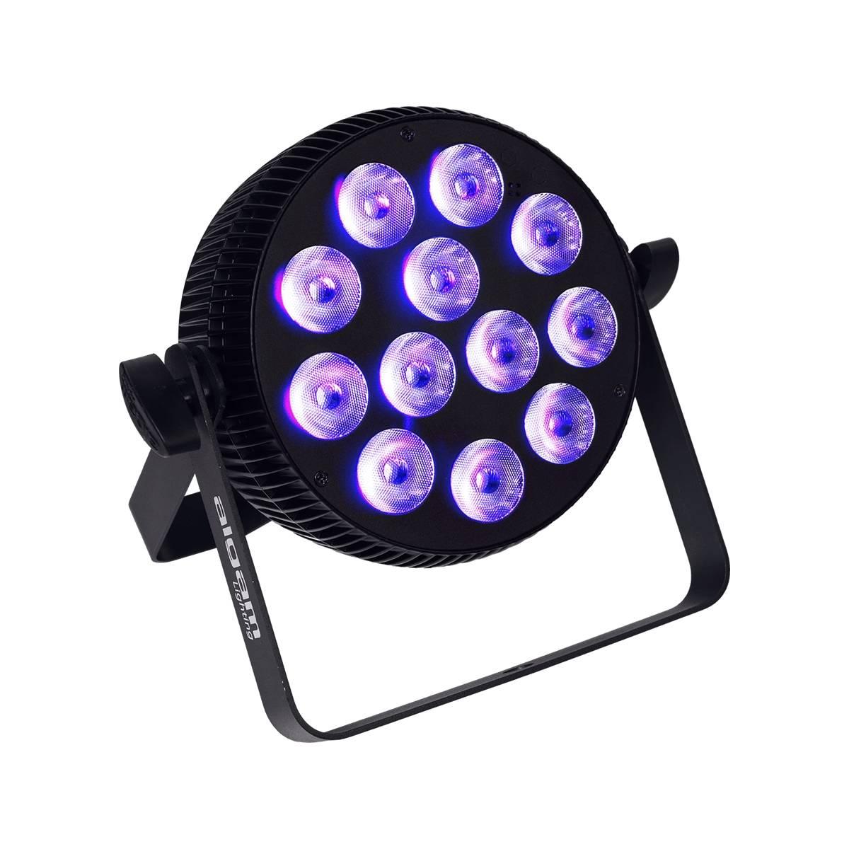ALGAM LIGHTING SLIMPAR-1210-HEX Proiettore Par LED 12 x 10W RGBWAU