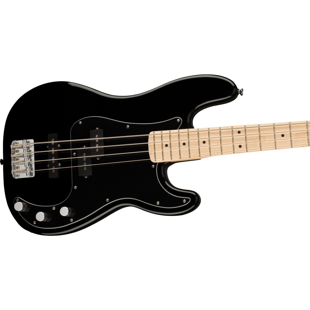 Fender squier affinity pj precision mn bpg black basso elettrico 4 corde