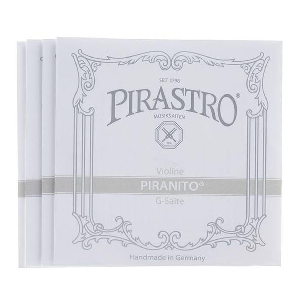 Pirastro piranito 615000 set di corde per violino 4/4 con pallino