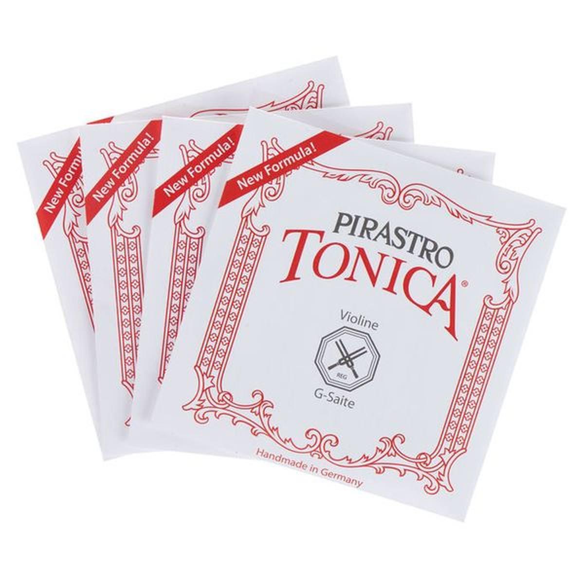 Pirastro tonica 412021 set di corde per violino 4/4 con mi pallino