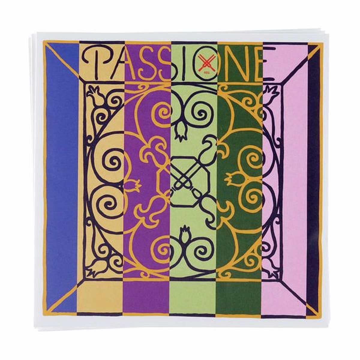 Evah pirazzi passione solo 219081 set di corde per violino 4/4 mi con pallino