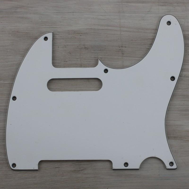 Pgt3w battipenna per telecaster bianco