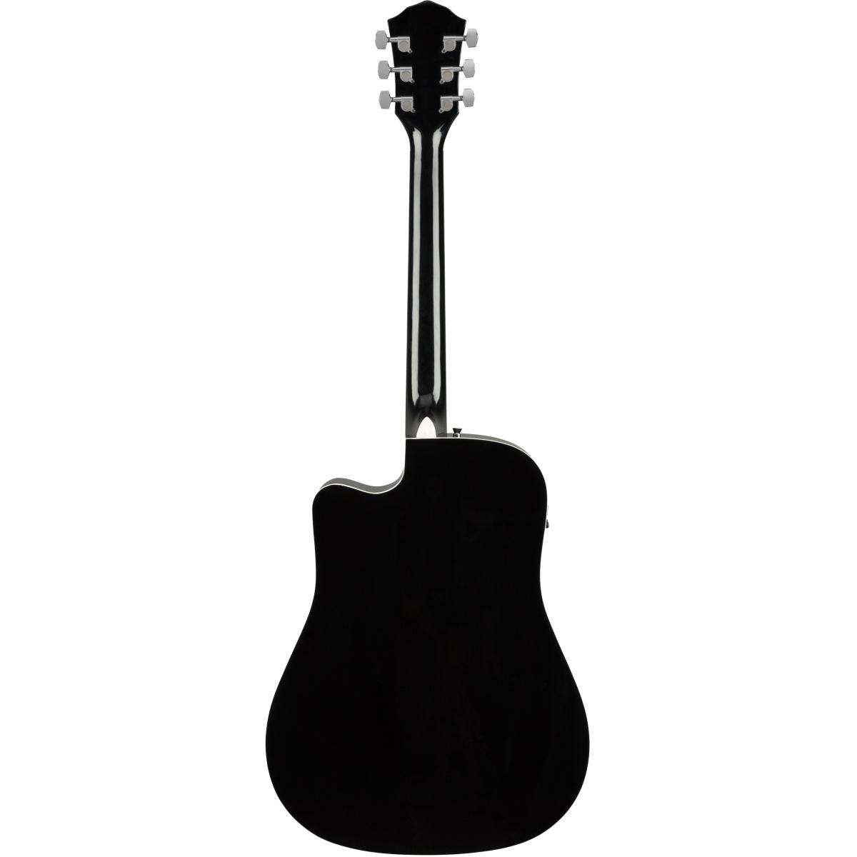 Fender fa125ce black chitarra acustica