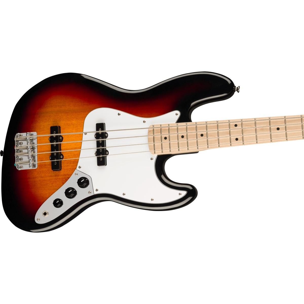 Fender affinity jazz bass mn wpg 3 tone sunburst basso elettrico 4 corde