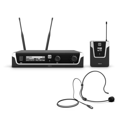 LD SYSTEMS U505 BPH - Sistema per Radiomicrofono con Bodypack e Headset - 584 - 608 MHz.