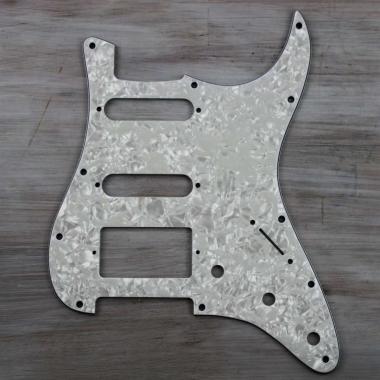 Pg13p battipenna bianco madreperla per stratocaster hss
