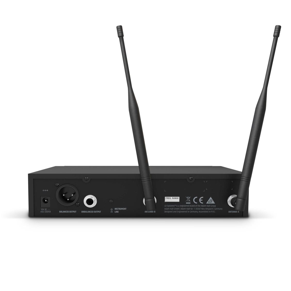 LD SYSTEMS U506 BPH - Sistema per Radiomicrofono con Bodypack e Headset - 655 - 679 MHz.