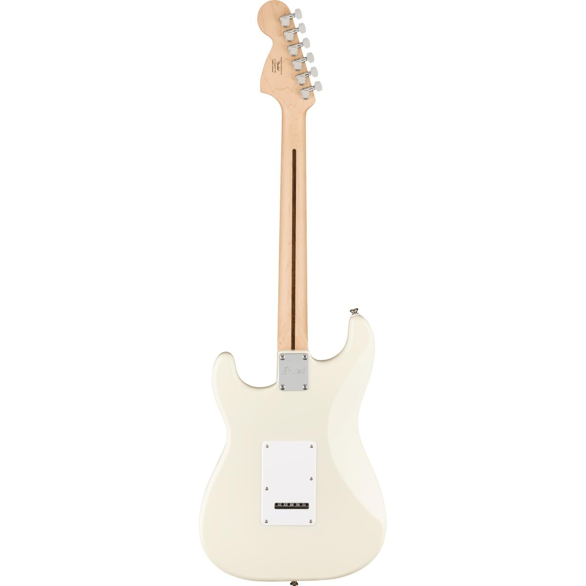 Fender affinity stratocaster mn wpg olympic white chitarra elettrica