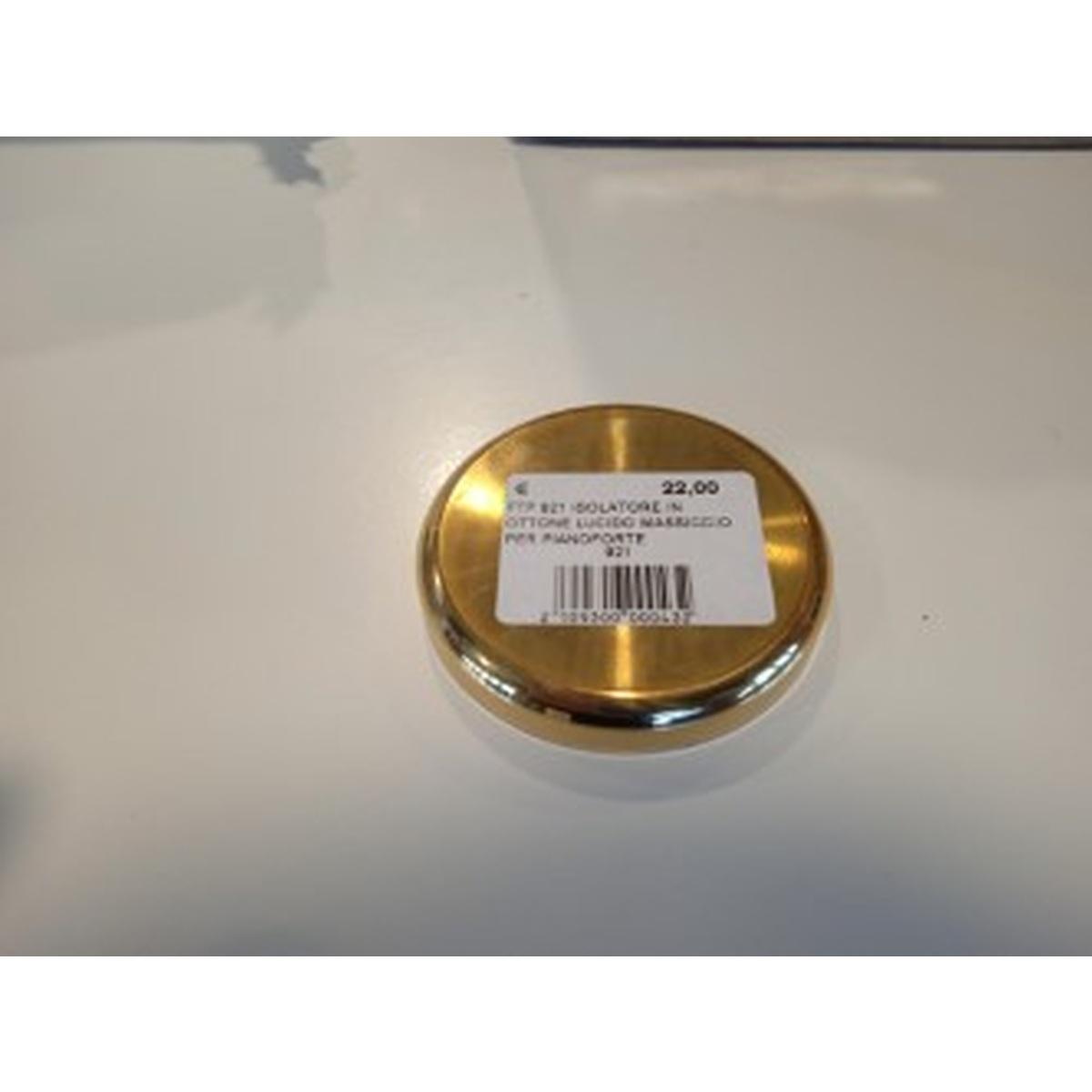 Ftp 921 isolatore in ottone lucido massiccio per pianoforte verticale