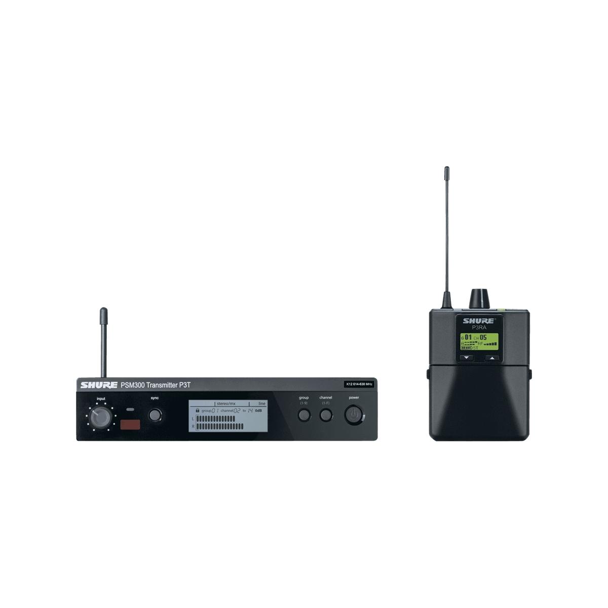 Shure psm300 (p3t + p3r) l19 sistema wireless in-ear monitor