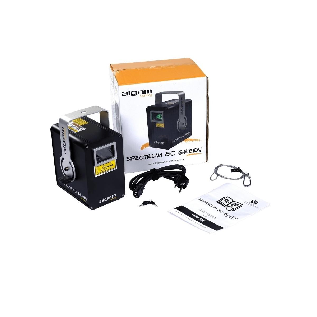 ALGAM LIGHTING SPECTRUM 80 GREEN Laser monocromatico green