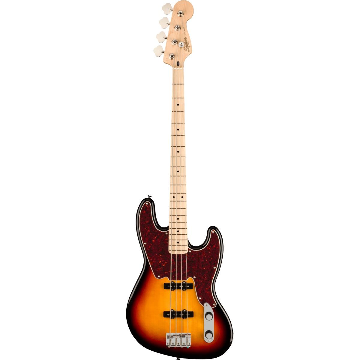 Fender squier paranormal jazz bass 54' mn tspg 3 color sunburst basso elettrico 4 corde