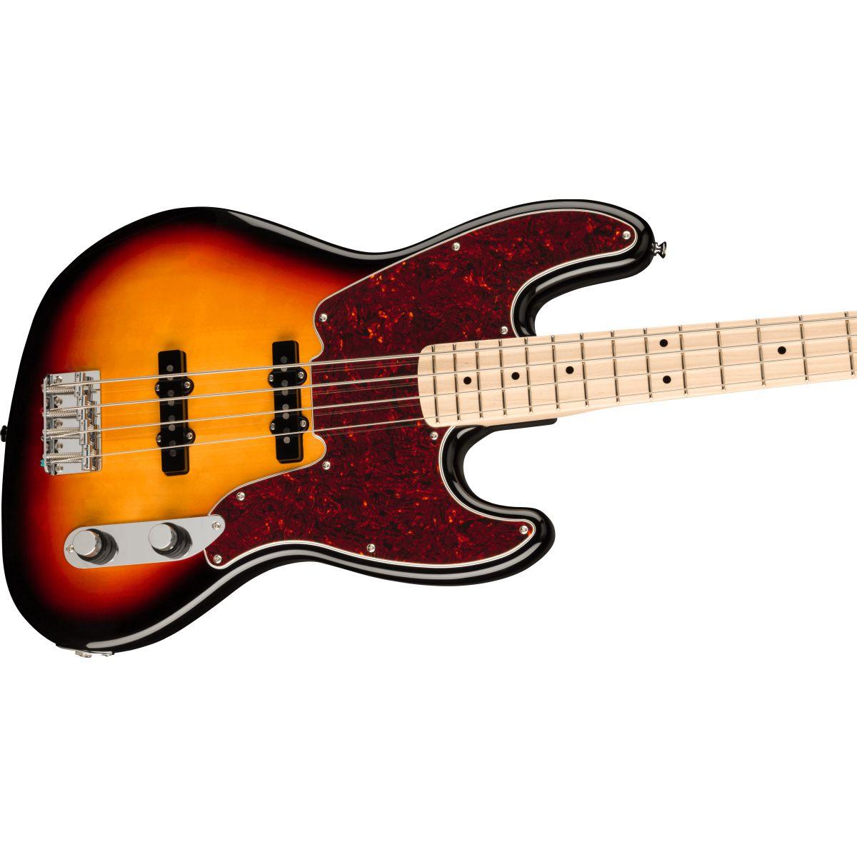 Fender squier paranormal jazz bass 54' mn tspg 3 color sunburst basso elettrico 4 corde