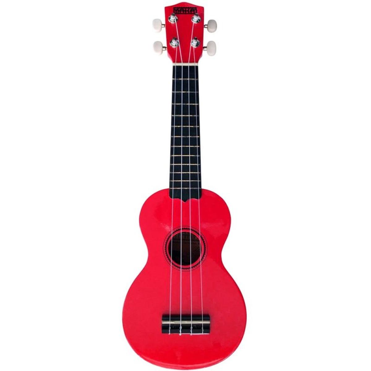 Makai ukulele soprano rosso