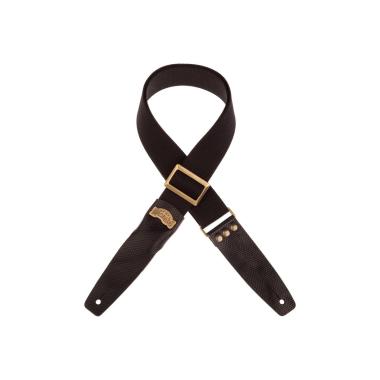 MAGRABO' TRACOLLA SC COTTON NERO 5cm , TERMINALI TWINKLE NERO , FIBBIA RECTA OTTONE