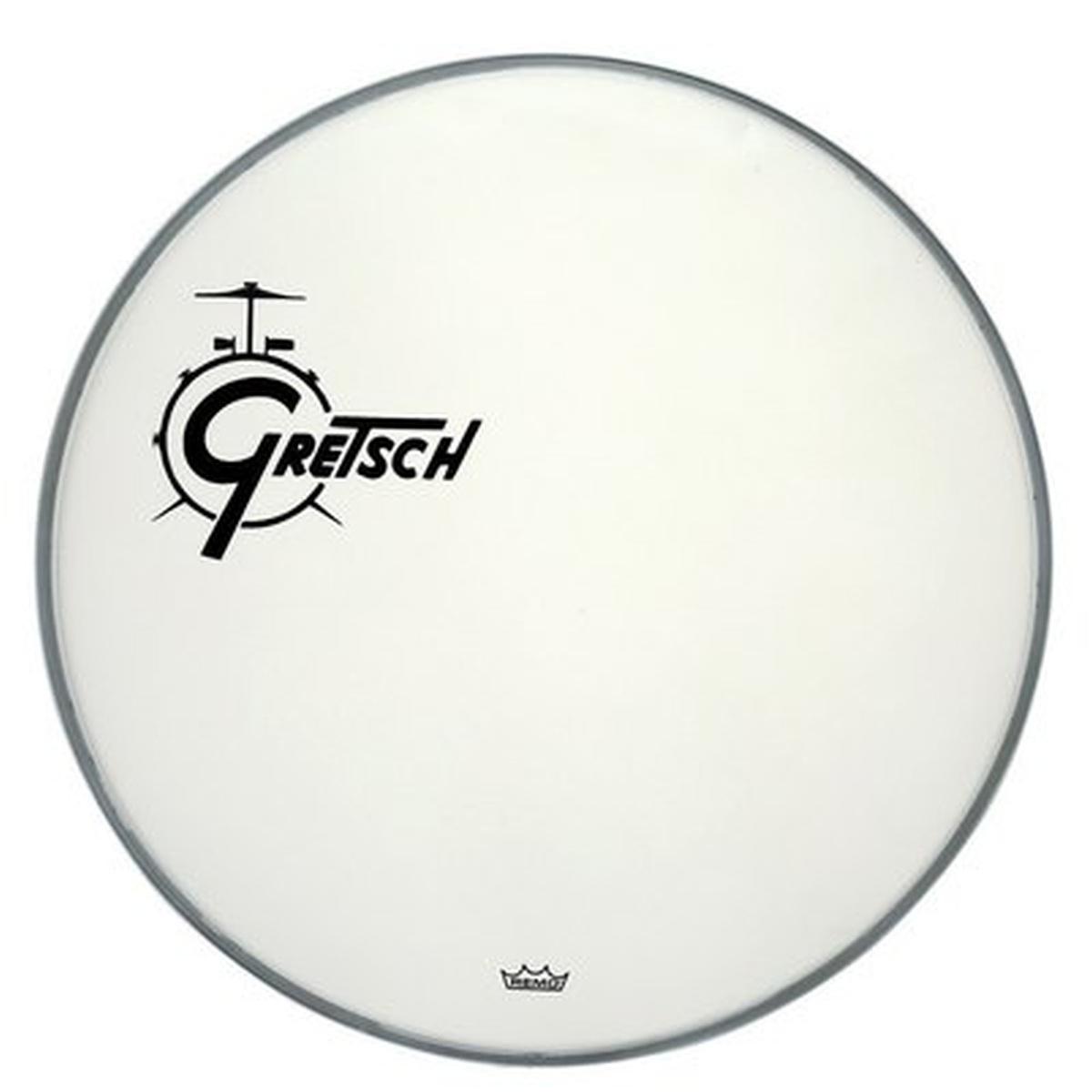 GRETSCH 811038 AMBASSADOR COATED White PELLE 18" CON LOGO