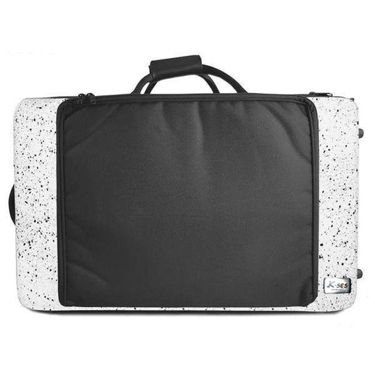 K ses 40617fb premium custodia bianco opaco per sax alto e soprano