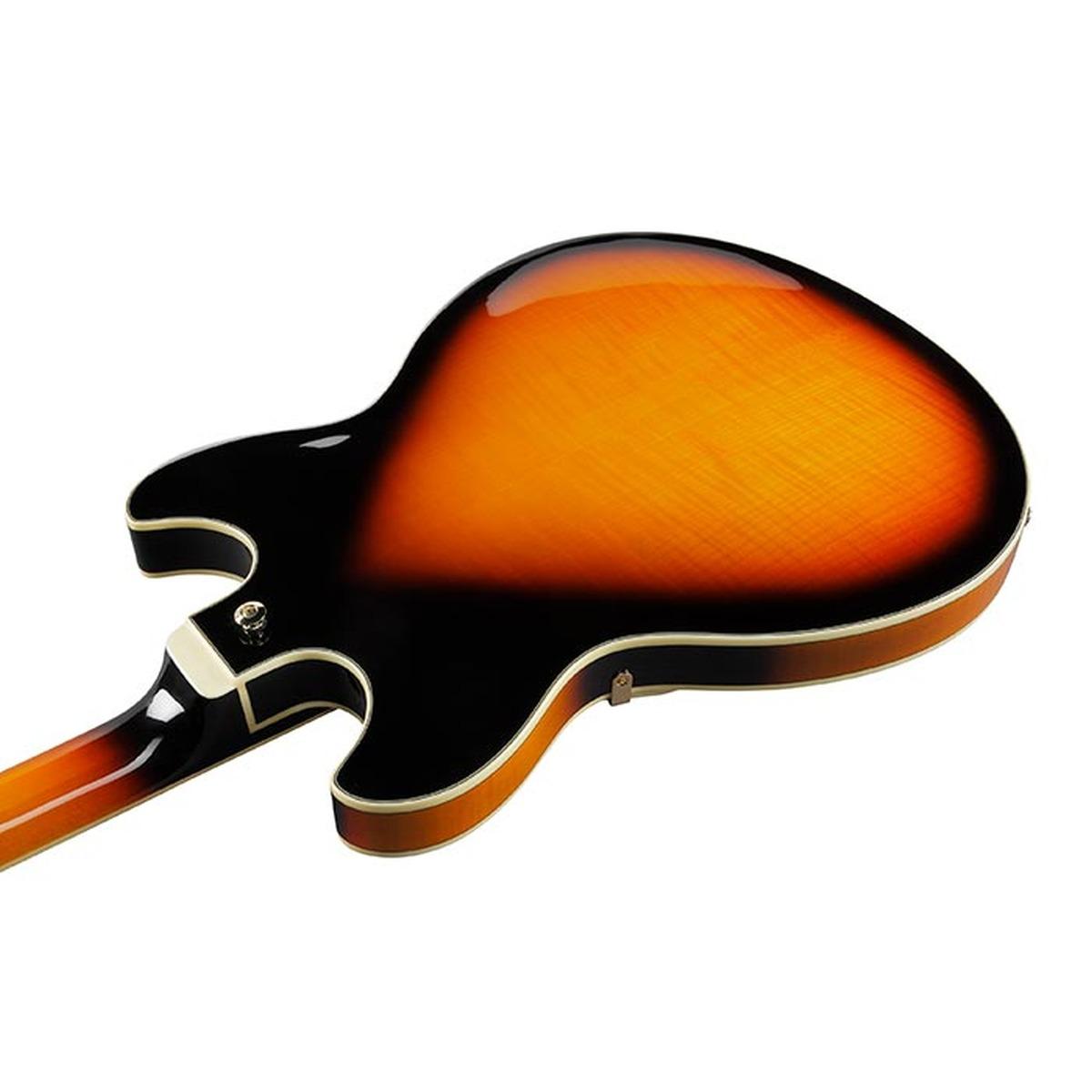 Ibanez as113bs hollow body brown sunburst chitarra elettrica