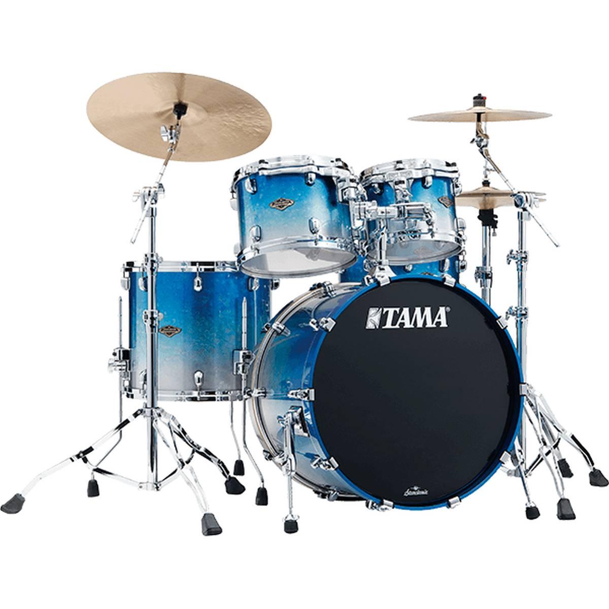 TAMA WBS42S-MBI Starclassic Walnut/Birch 4-pezzi shell pack cassa 22 MOLTEN BLUE ICE FADE