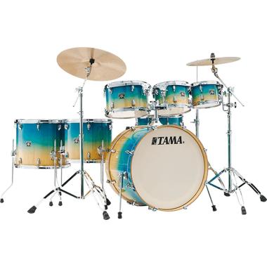 TAMA CL72R+H-PCLP Superstar Classic 7-pezzi kit cassa 22 & hardware pack CARIBBEAN LACEBARK PINE FADE