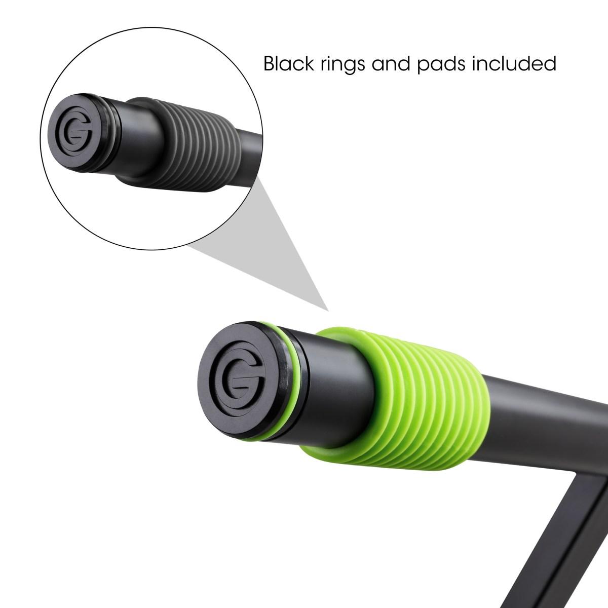 GRAVITY KSX 2 RD - Set con supporto per tastiera X-Form doppio e scrivania rapida