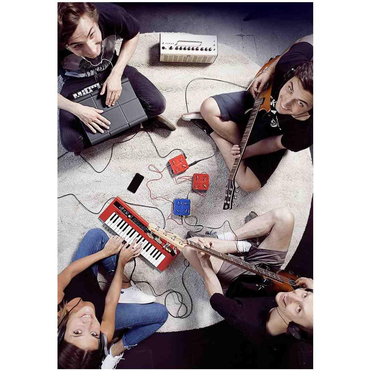 Yamaha sc02 blue amplificatore per cuffie / mixer per voce, tastiere