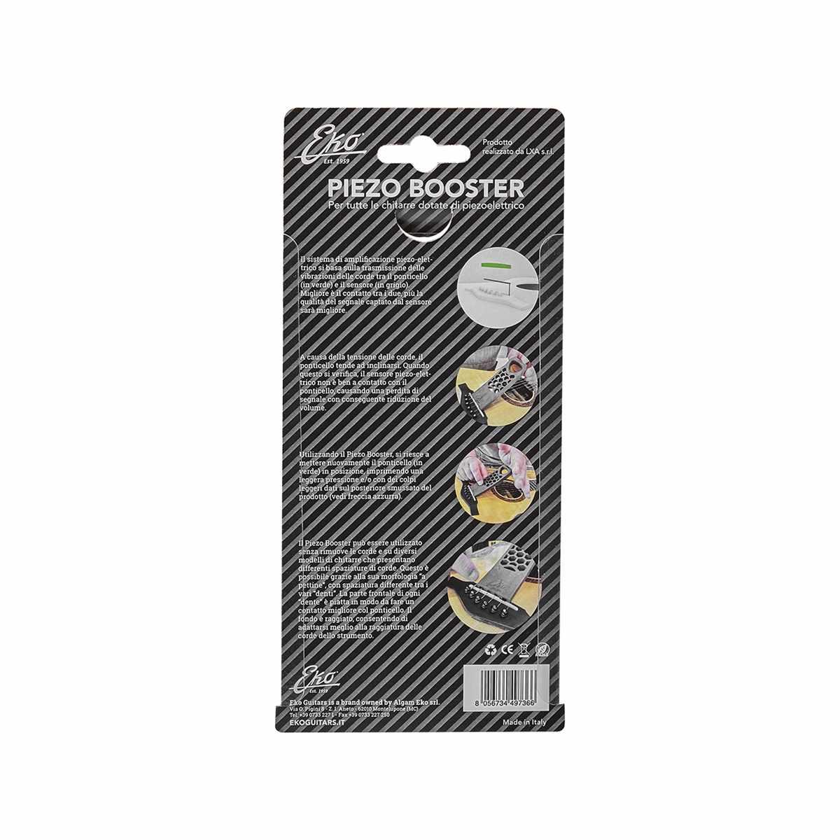 Eko guitars piezo booster dispositivo per la regolazione del ponte su sensore piezo