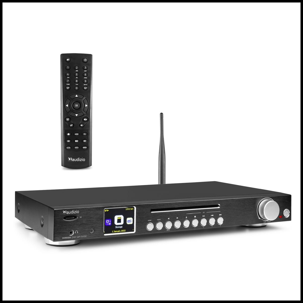 AUDIZIO Ferrara Radio Internet con DAB+/FM e lettore CD