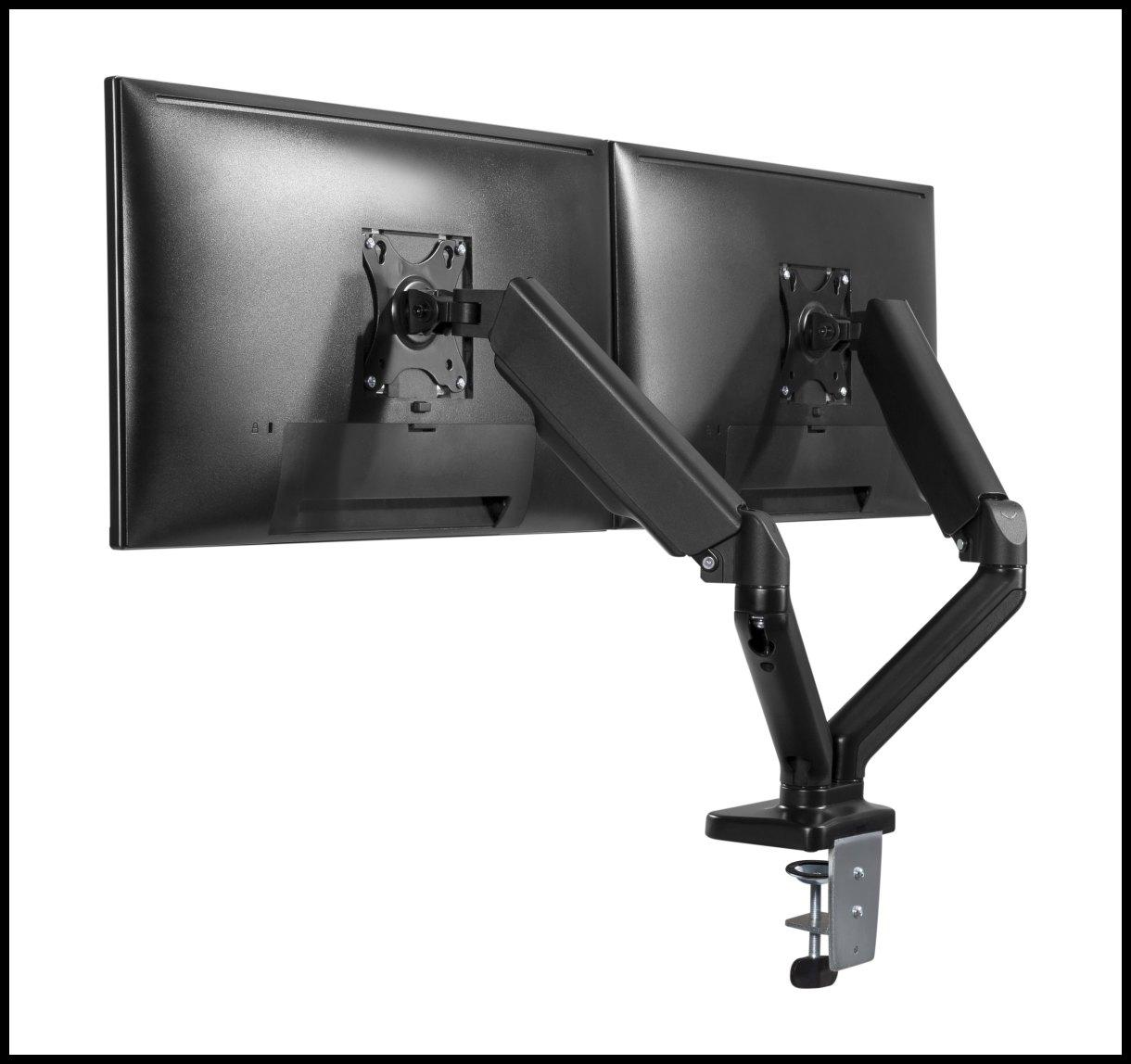 AUDIZIO MAD20G Braccio per doppio monitor con molla a gas 17-32"
