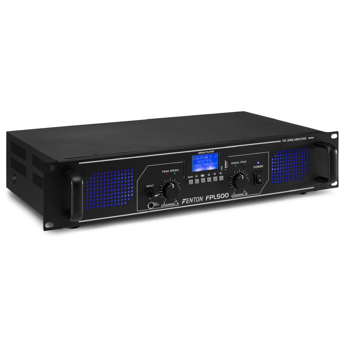 Fenton fpl500 bt mp3 led eq amplificatore digitale