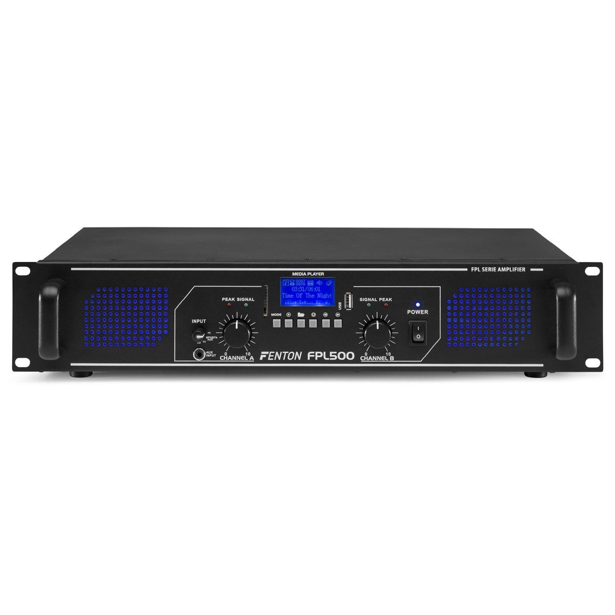 Fenton fpl500 bt mp3 led eq amplificatore digitale