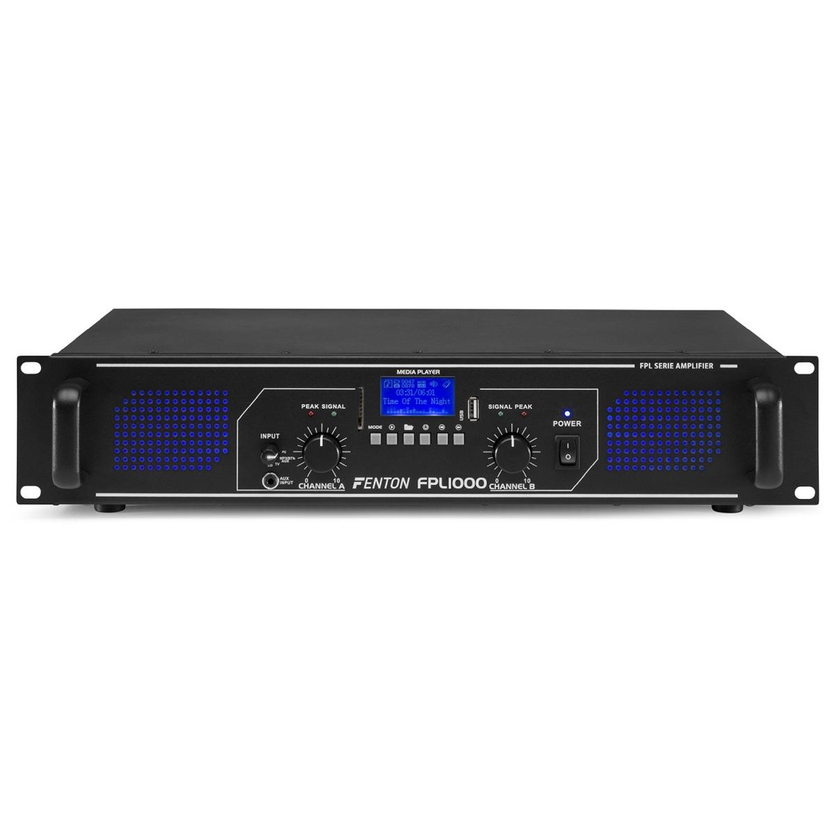 Fenton fpl1000 bt mp3 led eq amplificatore digitale