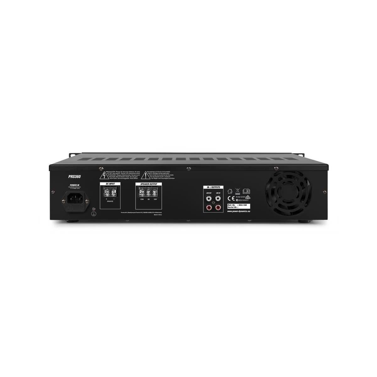 POWER DYNAMICS PRS360 100V Slave Amplifier 360W