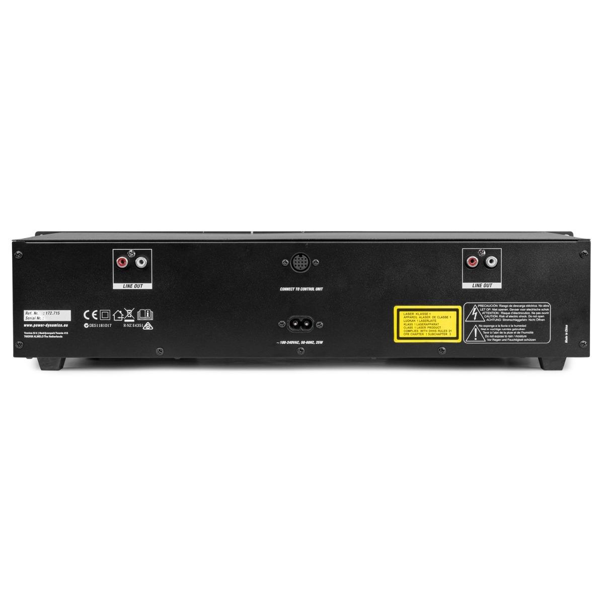 POWER DYNAMICS PDX350 Double CD/MP3/USB Player