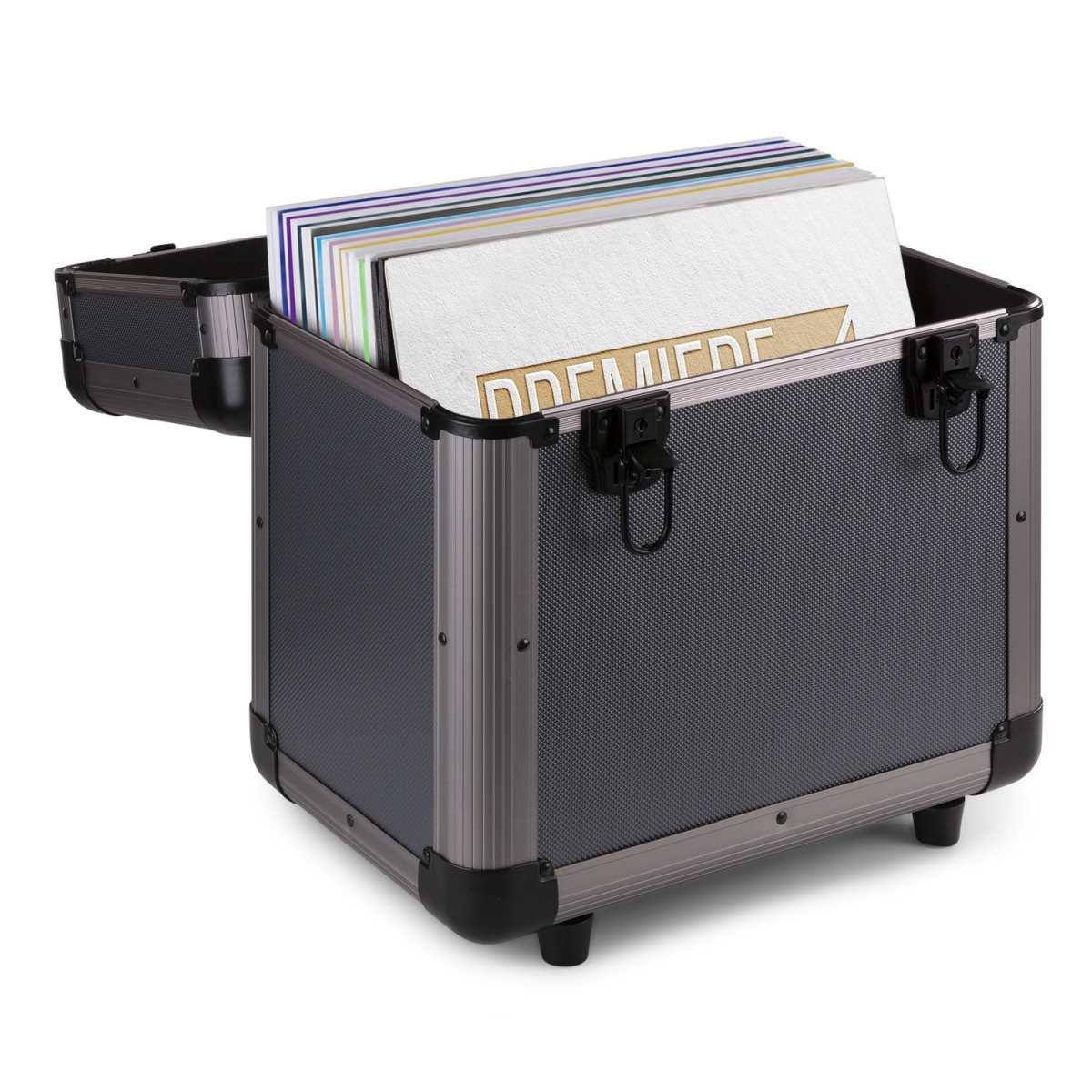 POWER DYNAMICS RC80 CUSTODIA PER DISCHI IN VINILE 12" TITANIO