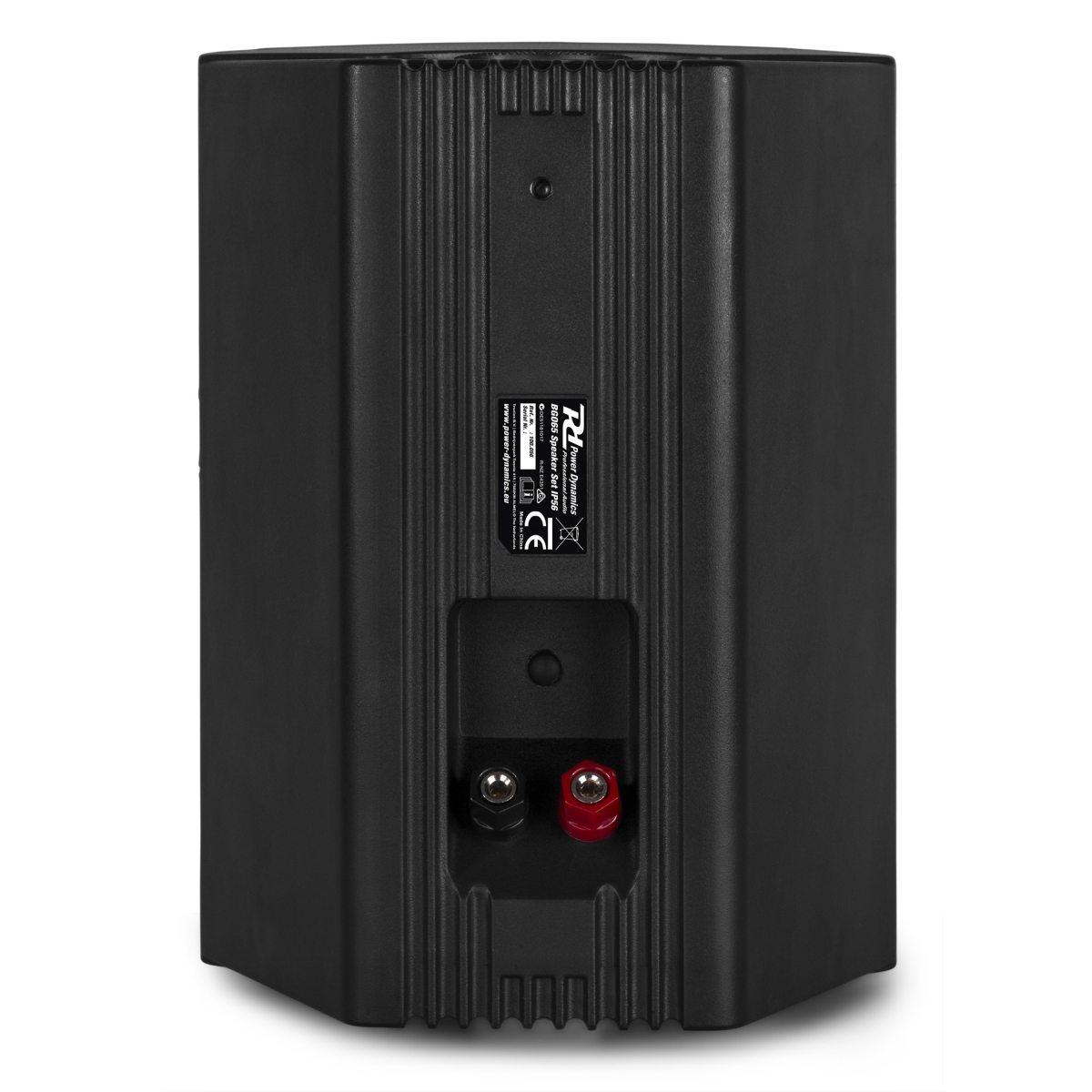 POWER DYNAMICS BGO65V SET DI ALTOPARLANTI DA INTERNO/ESTERNO DA 6,5" 150 W NERO