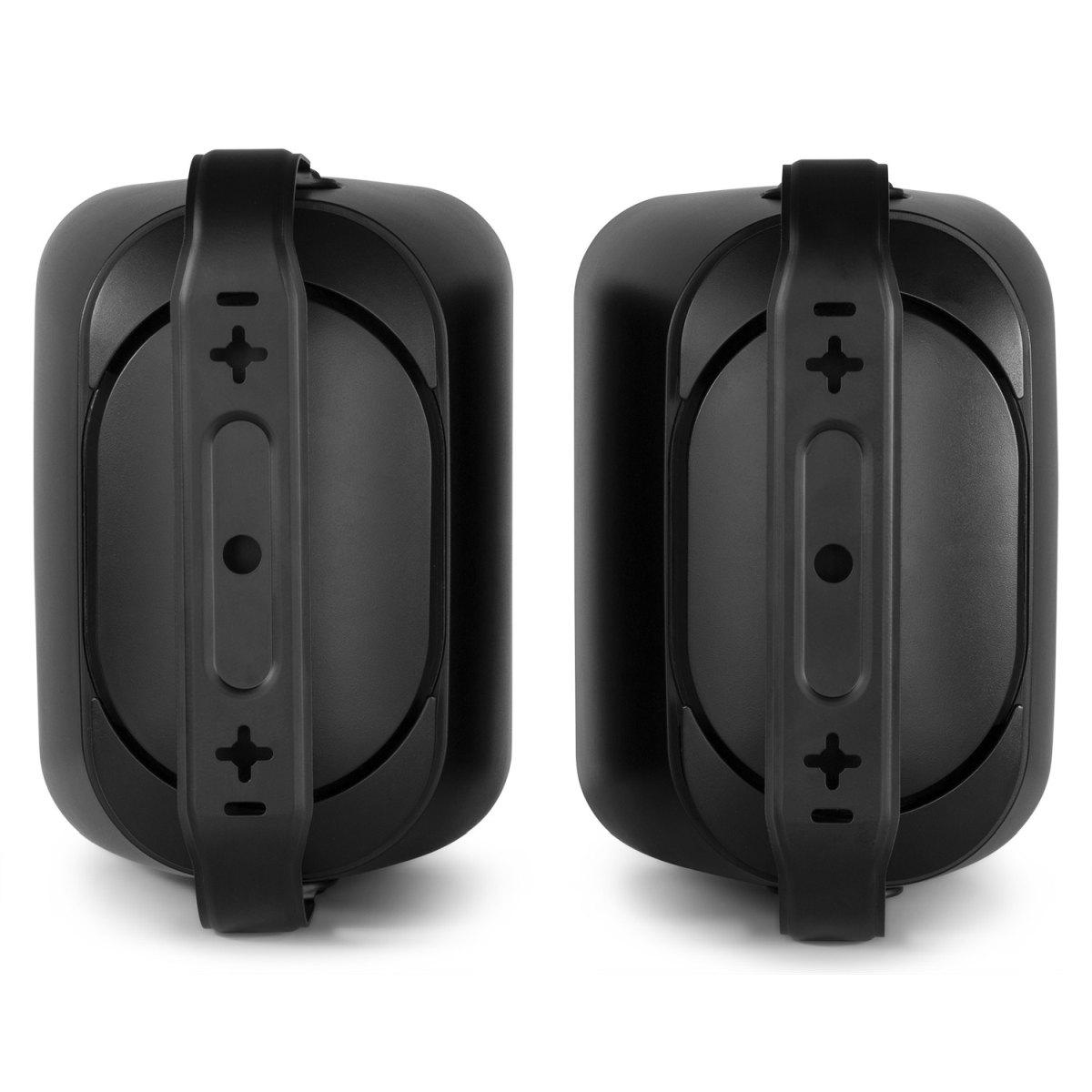 Power dynamics bd50b set di altoparlanti interni/esterni neri 120w