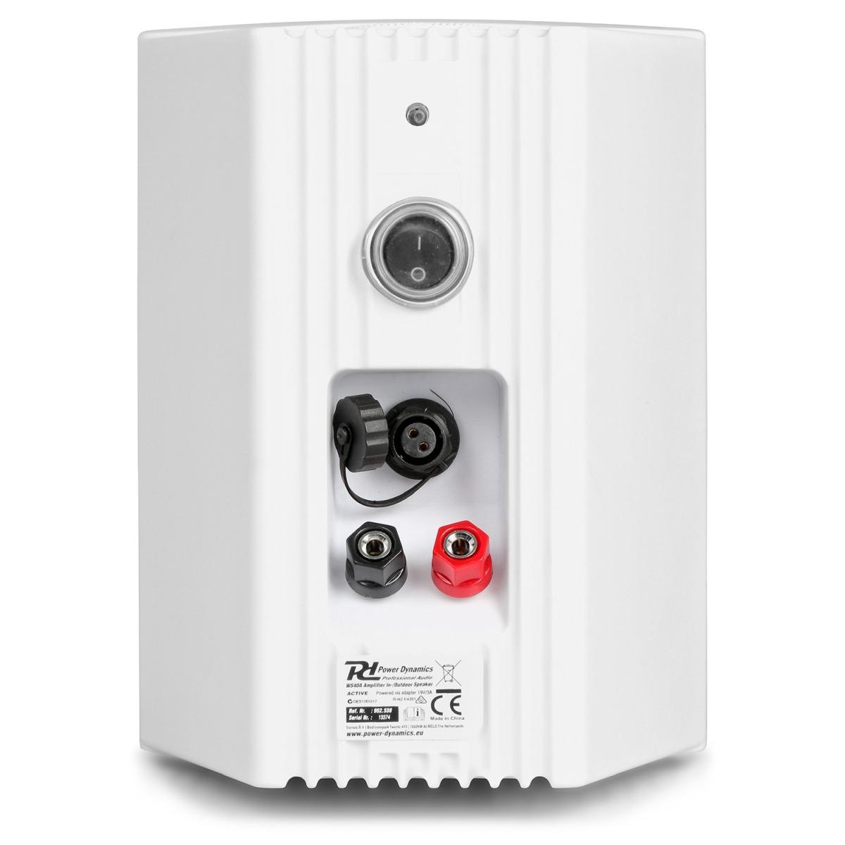 POWER DYNAMICS WS40A SET ALTOPARLANTI DA INTERNO / ESTERNO WIFI/BT 4" BIANCHI