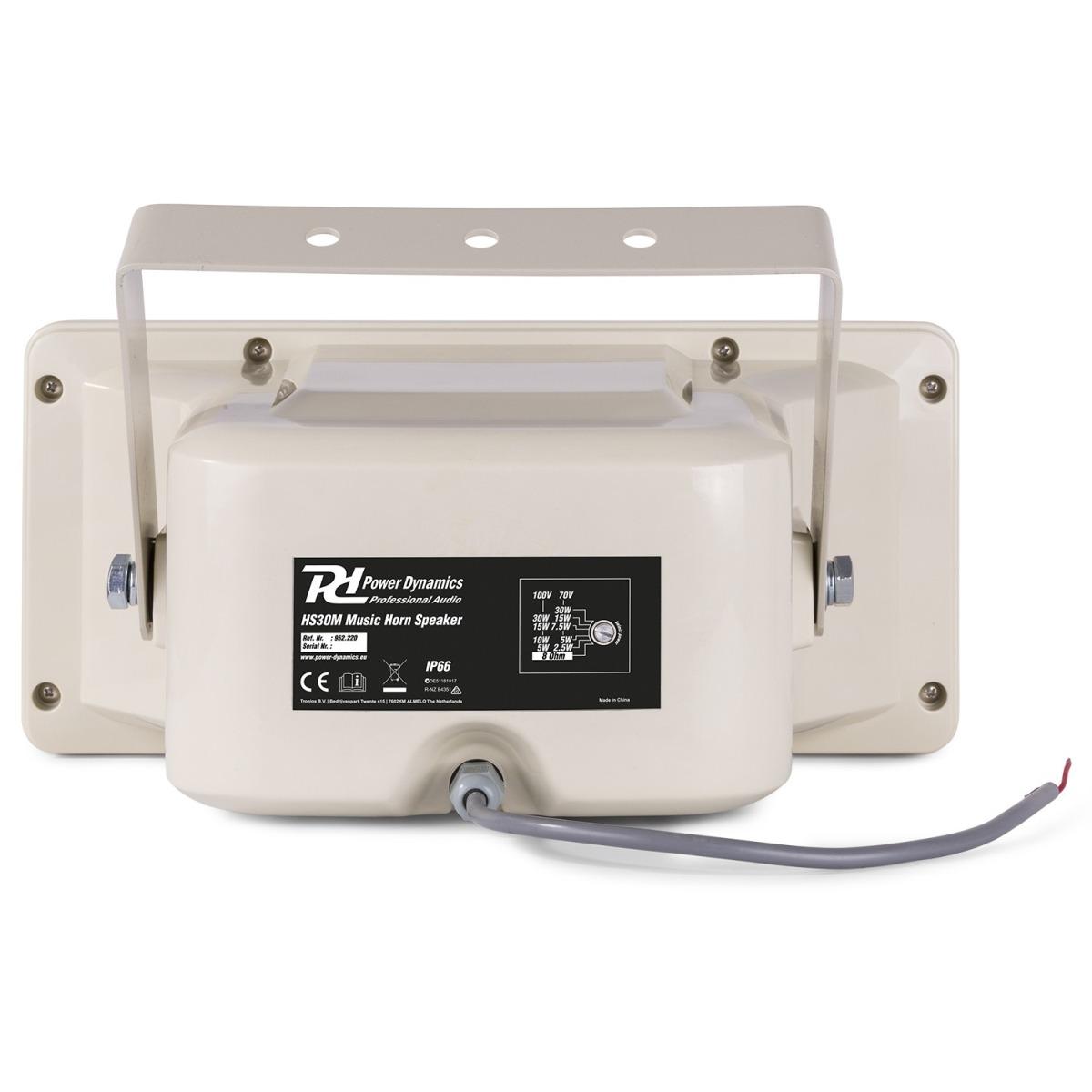 POWER DYNAMICS HS30M Music Horn Speaker 30W 100V