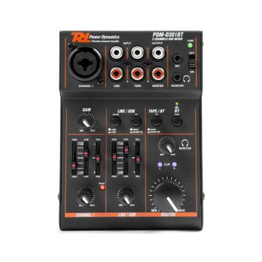 POWER DYNAMICS PDM-D301BT Mixer 3CH/EQ/USB/BT