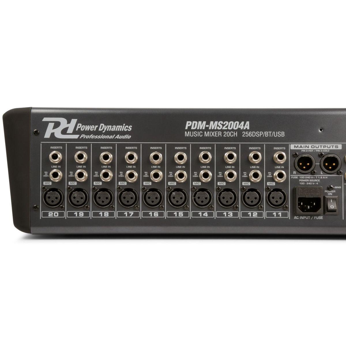 POWER DYNAMICS PDM-S2004 Double Side Stage Mixer 20 canali