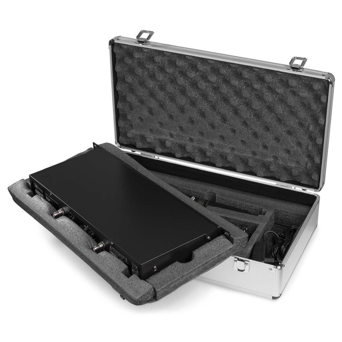 Power dynamics pd632c 2x sistema microfonico wireless uhf digitale a 20 canali combinato